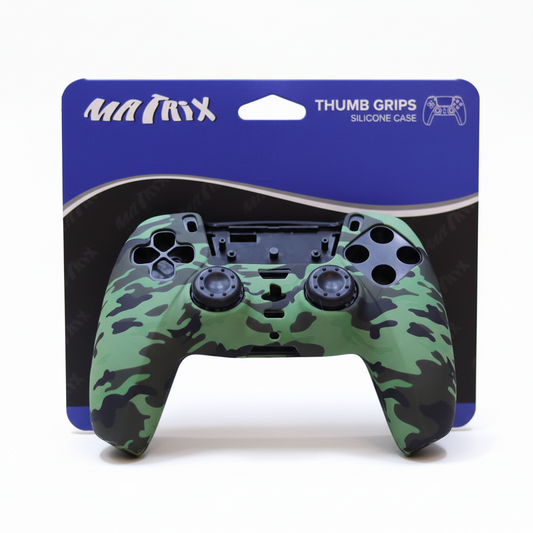 Military Green Thumb Grips Silicone Case